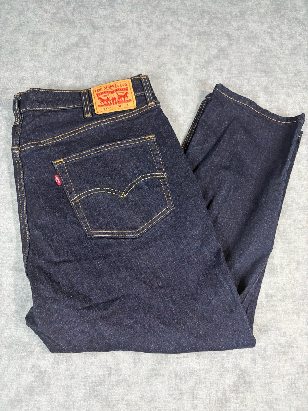 Levi’s 511 Women’s Plus Jeans W44 L29 Dark Wash Slim Stretch Denim